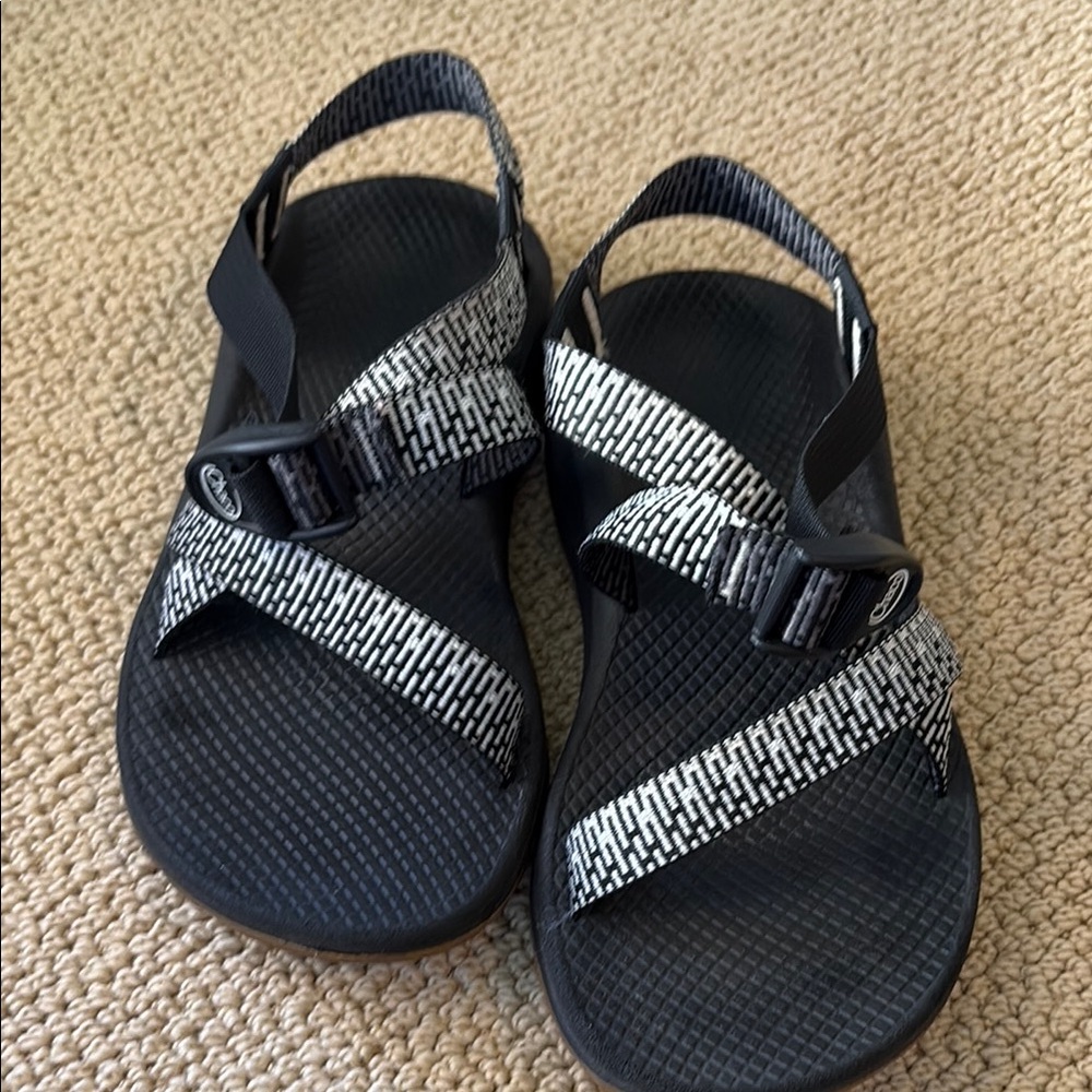 Chaco Z/Cloud Black and White Women's Sandals